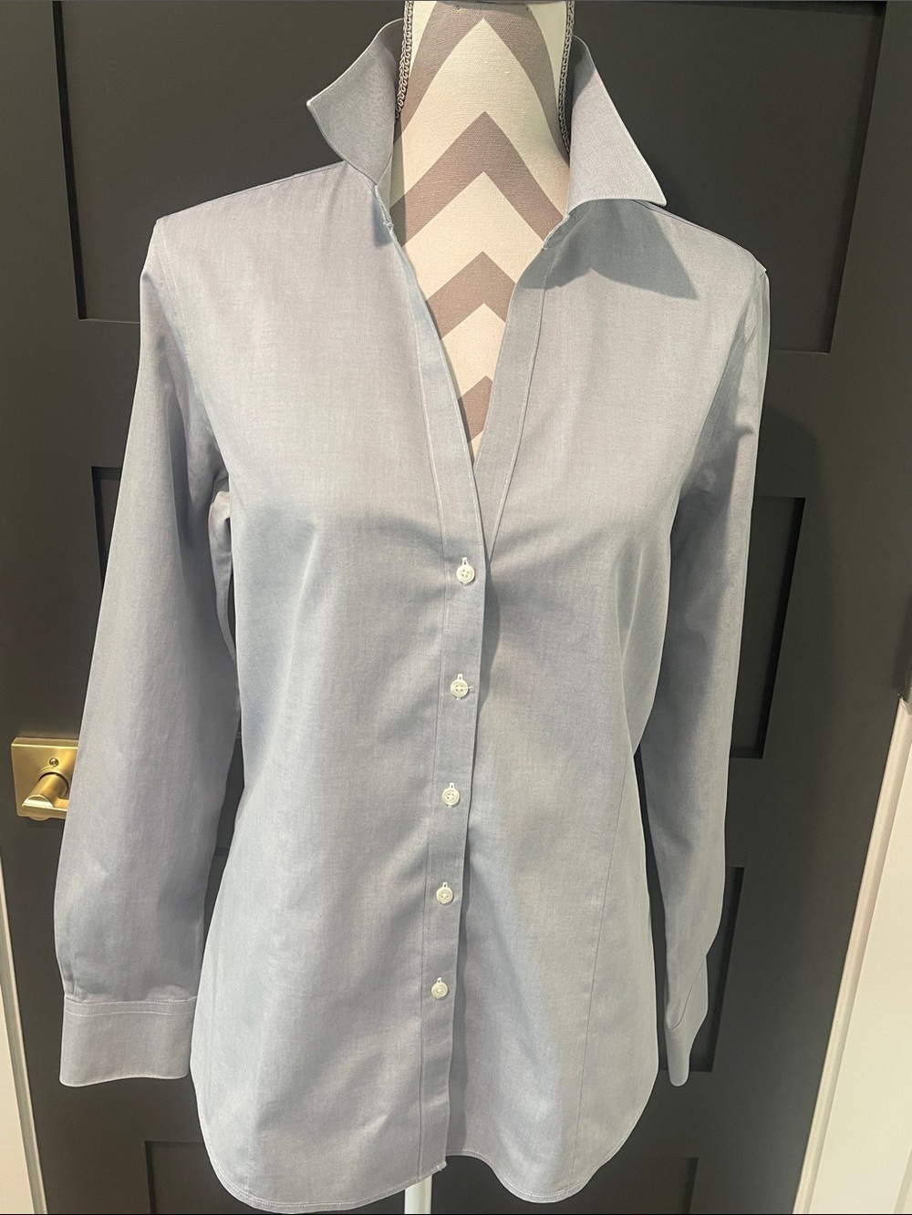 Brooks Brothers Preppy Feminine Cotton Button Down Shirt Size 12